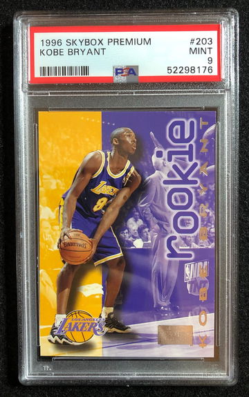Kobe Bryant 1996-97 SkyBox Premium RC #203 Rookie MINT PSA 9