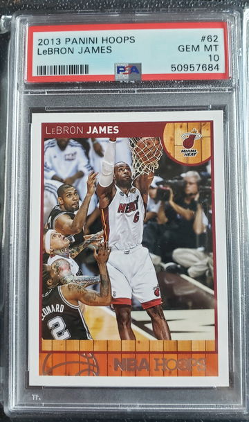 2013 Hoops Lebron James 62 PSA 10