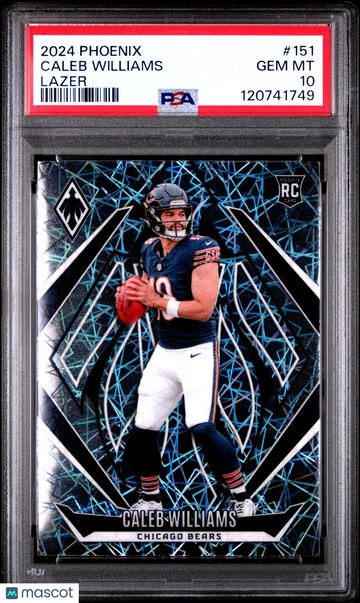 2024 Panini Phoenix Caleb Williams #151 Lazer PSA 10