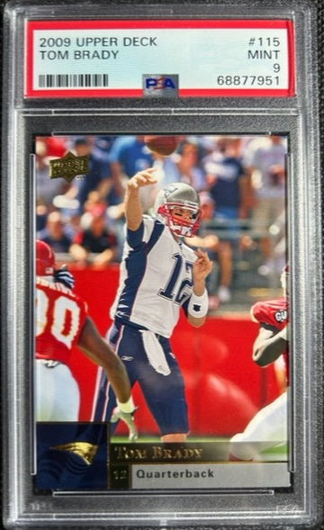 2009 Upper Deck Tom Brady #115 PSA 9 MINT New England Patriots