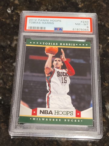 2012 Hoops Tobias Harris PSA 8 NM-MINT #240