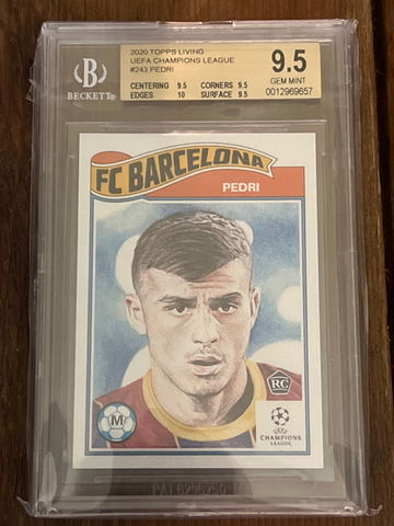 2020 Topps Living EUFA CL Pedri 