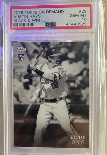 2018 Topps On Demand Austin Hays Black and White 