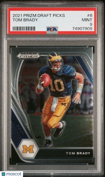 2021 Select Tom Brady #6 PSA 9