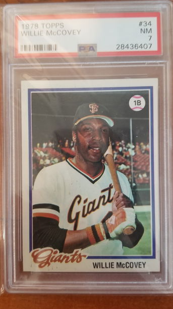 1978 Willie McCovey PSA 7