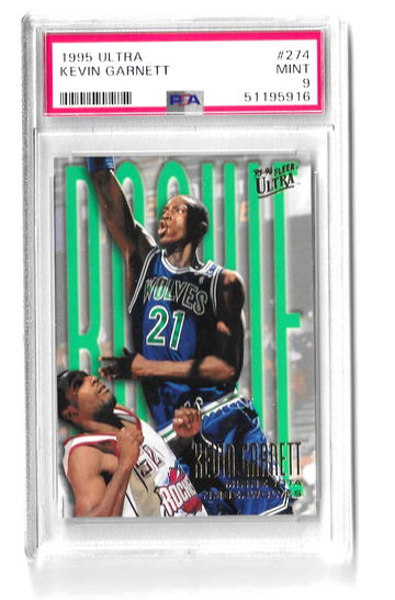 1995 ultra kevin garnett psa 9