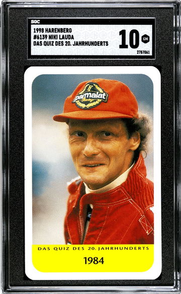 1998 Harenberg Jahrhunderts Niki Lauda Formula 1 F1 Ferrari  SGC 10 POP 4