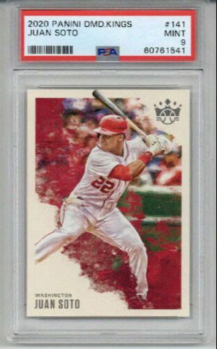 2020 PANINI DIAMOND KINGS #141 JUAN SOTO BASEBALL CARD PSA 9 SP LOW POP RARE