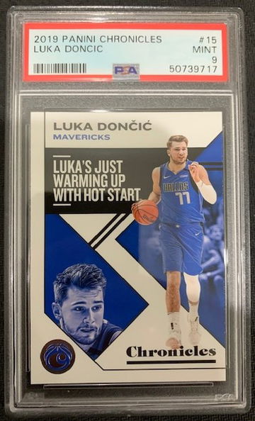 2019 Panini Chronicles Luka Doncic #15 PSA 9 - 50739717