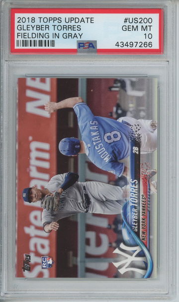 2018 Topps Update Gleyber Torres SSP Variation PSA 10 #US200