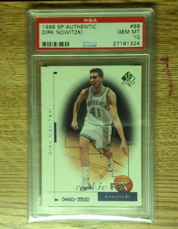 Dirk Nowitzki SP Authentic RC PSA10