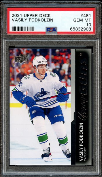 2021 Upper Deck Vasily Podkolzin PSA 10