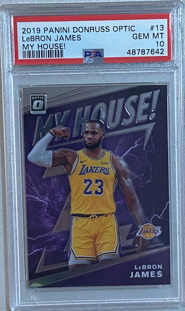 2019 Optic LeBron James My House PSA 10