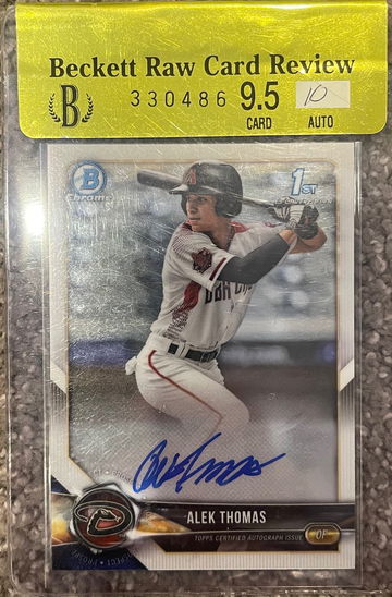 2018 Bowman Chrome Alek Thomas auto 