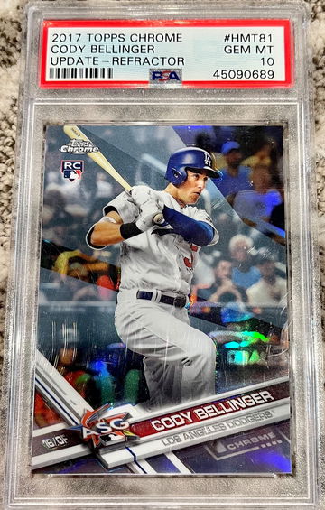 2017 Topps Chrome Cody Bellinger Refractor 203/250 HMT81 (case has a few scratches)