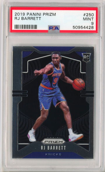 2019 Panini Prizm #250 RJ Barrett PSA 9