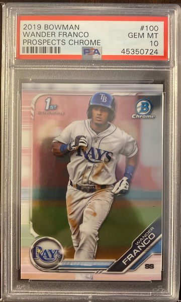 Wander Franco Bowman Chrome PSA 10