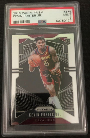 2019 Panini Prizm #274 Kevin Porter Jr Rookie RC PSA 9 Mint