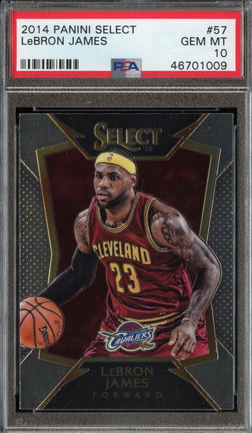 2014 Select #57 LeBron James PSA 10 Gem Mint