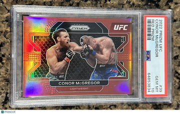 2022 Panini Prizm UFC Red Prizm #/299 Conor McGregor #39 RED SP