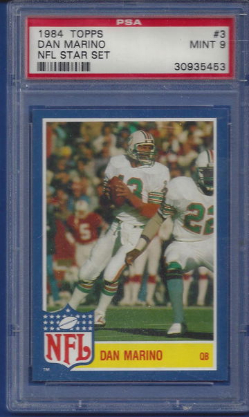 1984 Topps #3 Dan Marino RC PSA 9 (BillsGridironGreats)