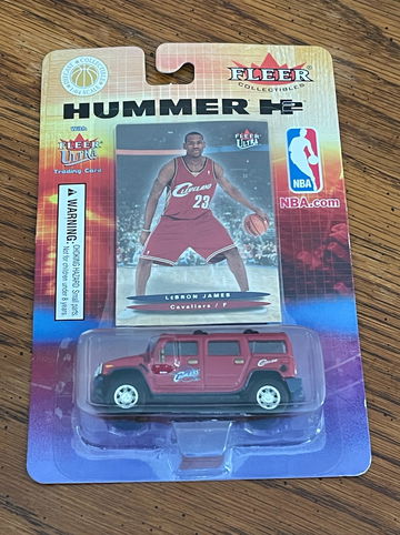 LeBron James 2003 Fleer Ultra Collectibles Hummer 1:64 RC Rookie Sealed