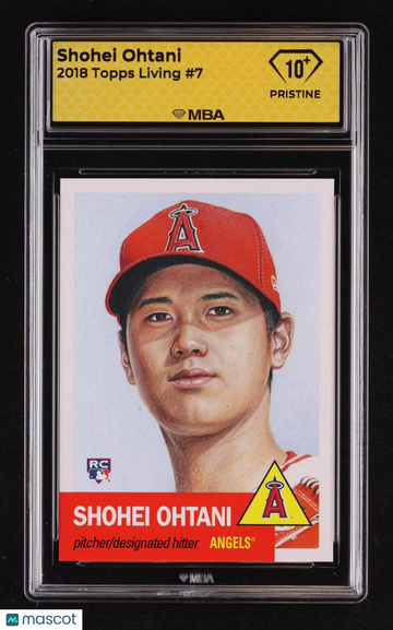 2018 Topps Living Shohei Ohtani #7 Rookie MBA 10