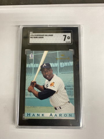 1996 Scoreboard Hallmark # HK- 2 Hank Aaron 