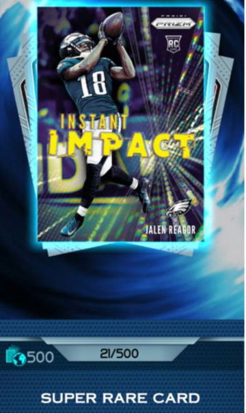 2020 Panin Prizm Instant Impact Blitz Jalen Reagor /500 RC