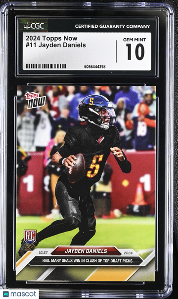 2024 Topps Now Jayden Daniels #11 CGC 10