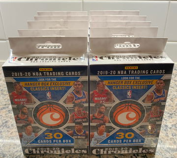2019-20 Panini Chronicles Basketball Hanger Box Lot (x10)