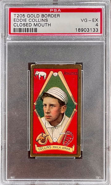 T205 Eddie Collins PSA 4 HOF