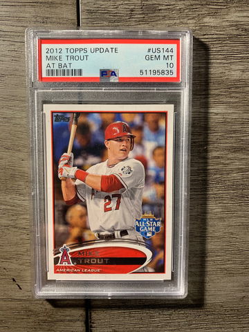 2012 Topps Update Mike Trout PSA 10