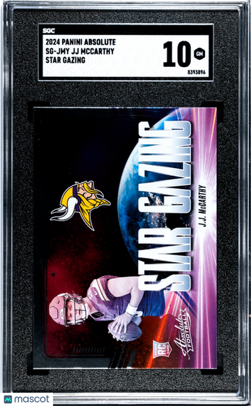 2024 Panini Absolute JJ Mccarthy #SG-JMY Star Gazing SGC 10