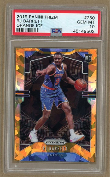 RJ Barrett Prizm Orange Ice
