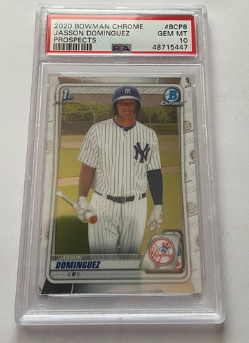 2020 Bowman Chrome Jasson Dominguez PSA 10