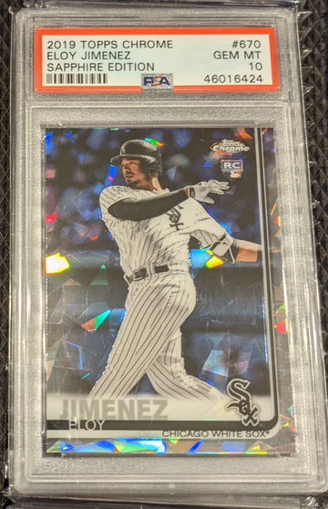 2019 Topps Sapphire Eloy Jimenez RC PSA 10 GEM MINT