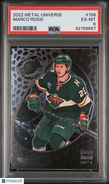 2022 Skybox Metal Universe Marco Rossi #158 PSA 6