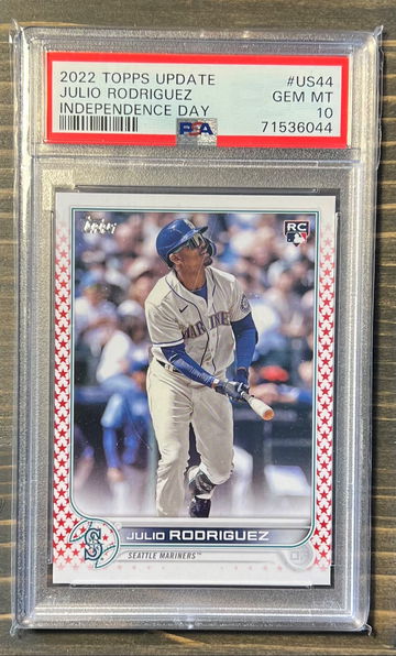 Julio Rodriguez Independence Day /76 PSA 10