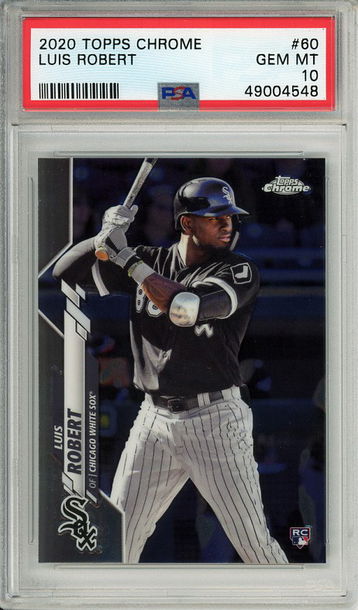 Luis Robert 2020 Topps Chrome #60 PSA 10 Gem Mint Rookie RC! 4548