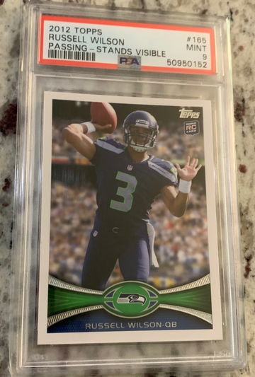 2012 topps Russell Wilson psa 9 #165