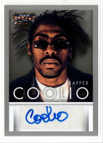 2015 Panini Americana Coolio Auto Autograph #S-C Card Rapper Singer