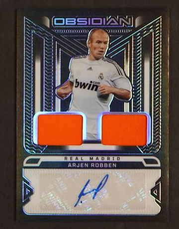 2023 Panini Obsidian #DJI-ARO Arjen Robben Obsidian Patch Auto /32