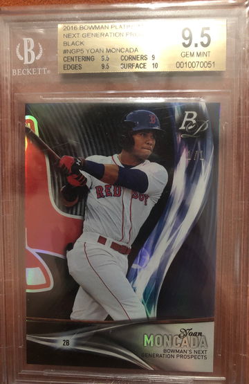 Yoan Moncada BGS 9.5 Rookie 1/1 True Rc