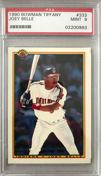 1990 Bowman Tiffany Joey (Albert) Belle RC PSA 9