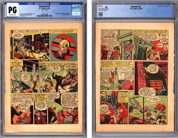 BATMAN #16 CGC-PG *SINGLE PG 14 ONLY* ORIGIN & FIRST ALFRED APP JOKER BOB KANE 1943