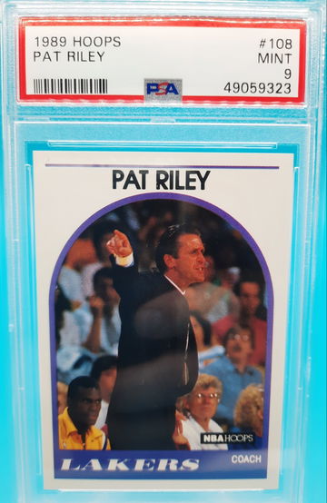 1989 Hoops #108 Pat Riley PSA 9