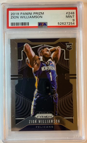2019 Panini Prizm Zion Williamson PSA 9