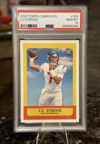2023 Topps Composite CJ STROUD RC HERITAGE ROOKIE Houston Texans PSA 10 GEM MINT