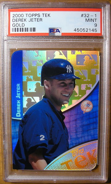 Derek Jeter 2000 Topps Tek Gold /10 PSA 9